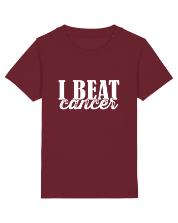 I Beat cancer Burgundy