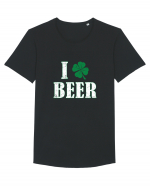 I love beer Tricou mânecă scurtă guler larg Bărbat Skater