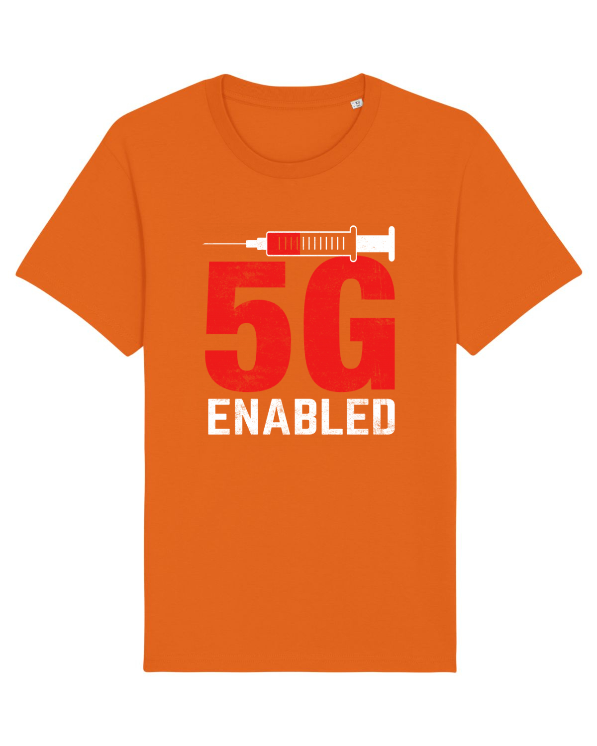 Tricou mânecă scurtă Unisex Rocker Bright Orange