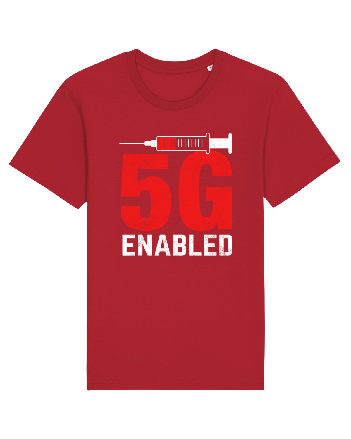 Tricou mânecă scurtă Unisex Rocker Red