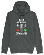 5G Is Calling Hanorac cu fermoar Unisex Connector