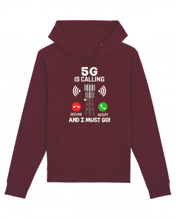 5G Is Calling Burgundy