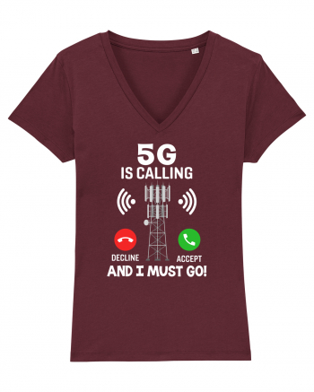 5G Is Calling Burgundy