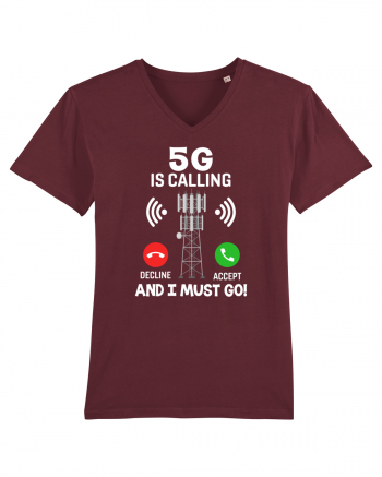 5G Is Calling Burgundy