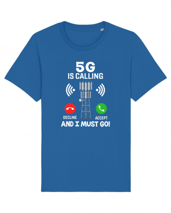 5G Is Calling Royal Blue