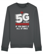 5G Is Dangerous If You Sniff Bluză mânecă lungă Unisex Rise