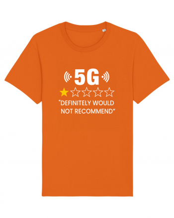 5G Not Recommend Bright Orange