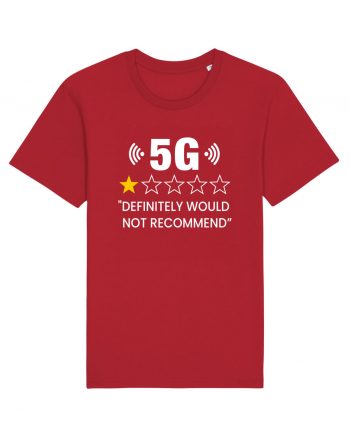 5G Not Recommend Red