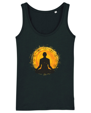Yoga Lotus Portocaliu Black