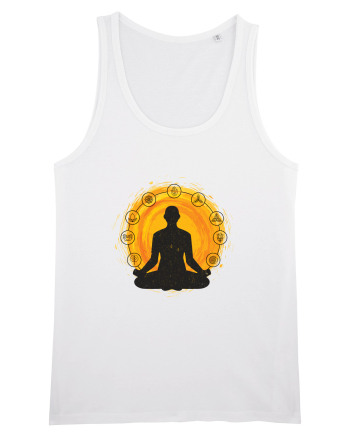 Yoga Lotus Portocaliu White
