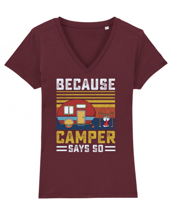 Because Camper Says So Burgundy