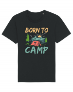 Born To Camp Tricou mânecă scurtă Unisex Rocker