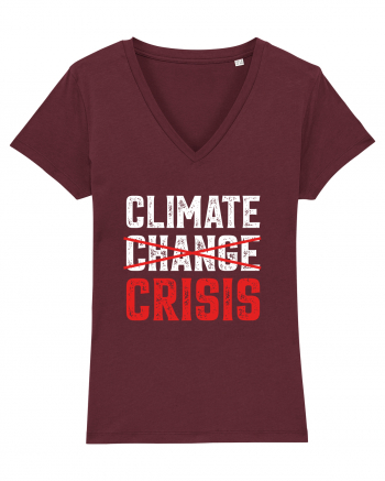 Climate Crisis Burgundy