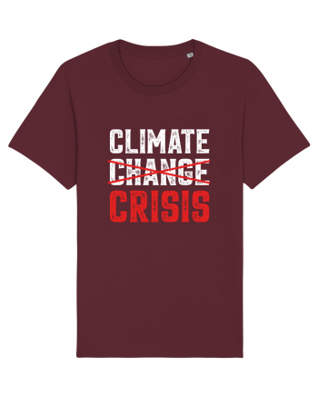 Climate Crisis Burgundy