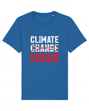 Climate Crisis Royal Blue