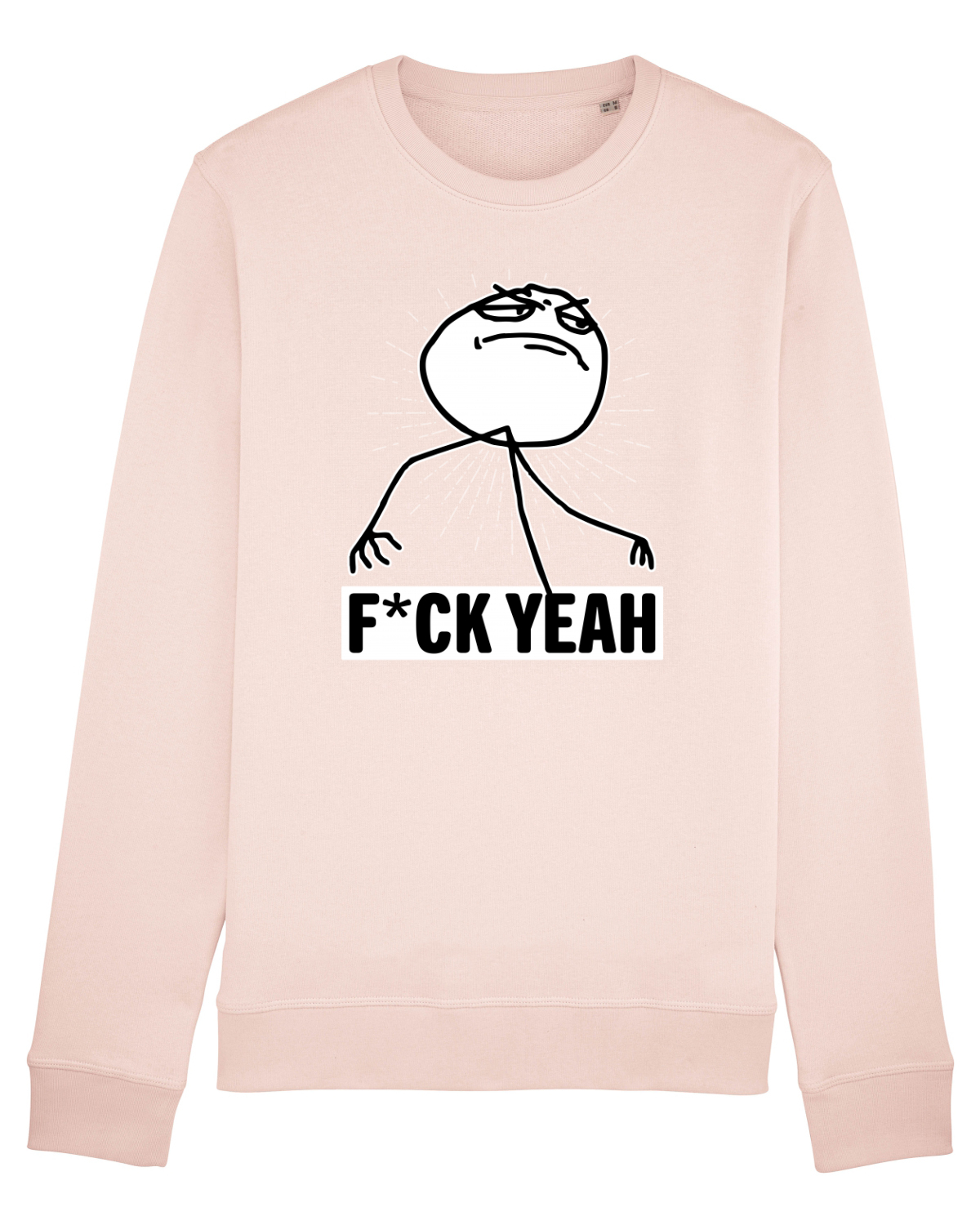 Bluză mânecă lungă Unisex Rise Candy Pink