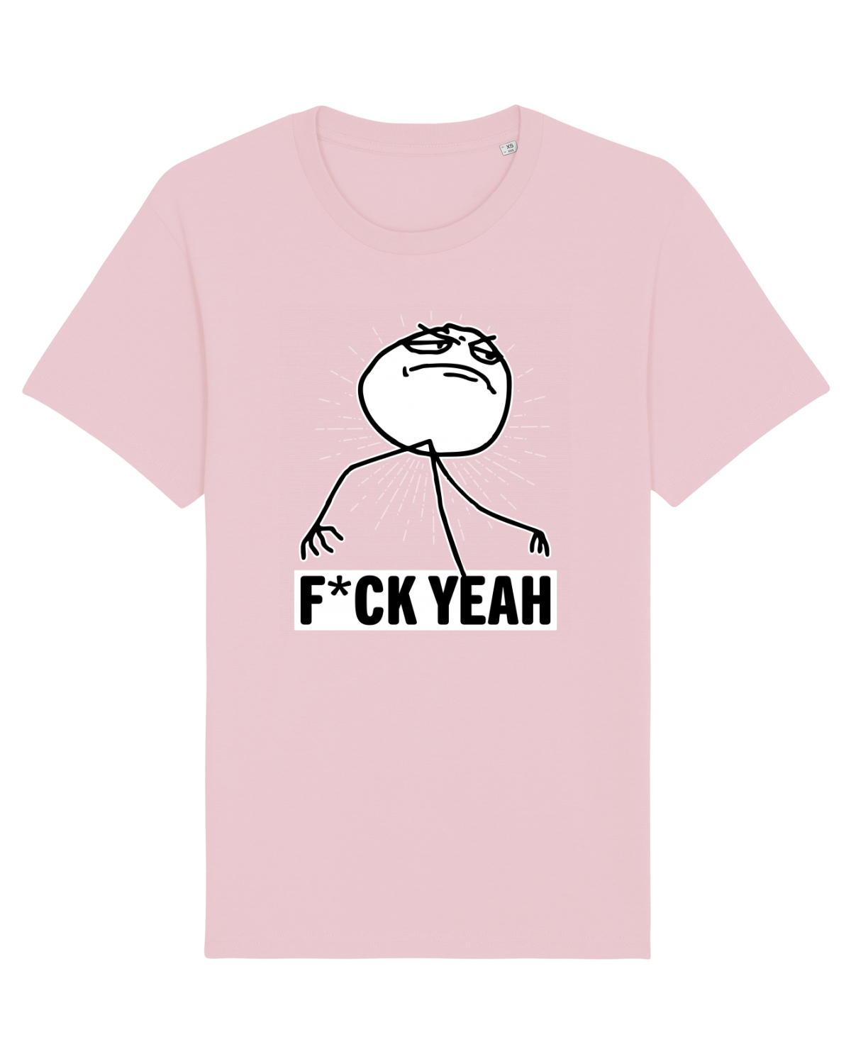 Tricou mânecă scurtă Unisex Rocker Cotton Pink