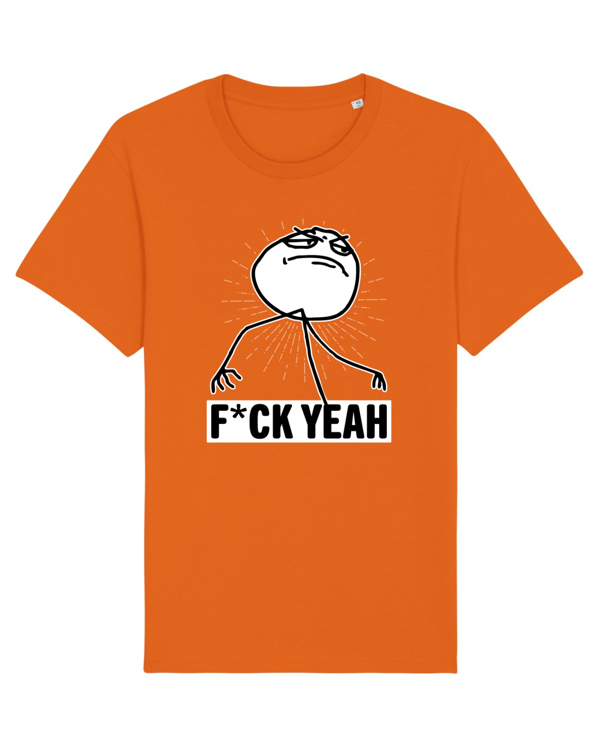 Tricou mânecă scurtă Unisex Rocker Bright Orange