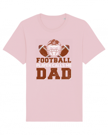 Football Players Calls Me Dad Cotton Pink