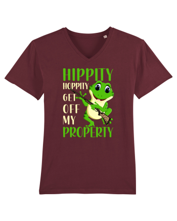 Get Off My Property Burgundy