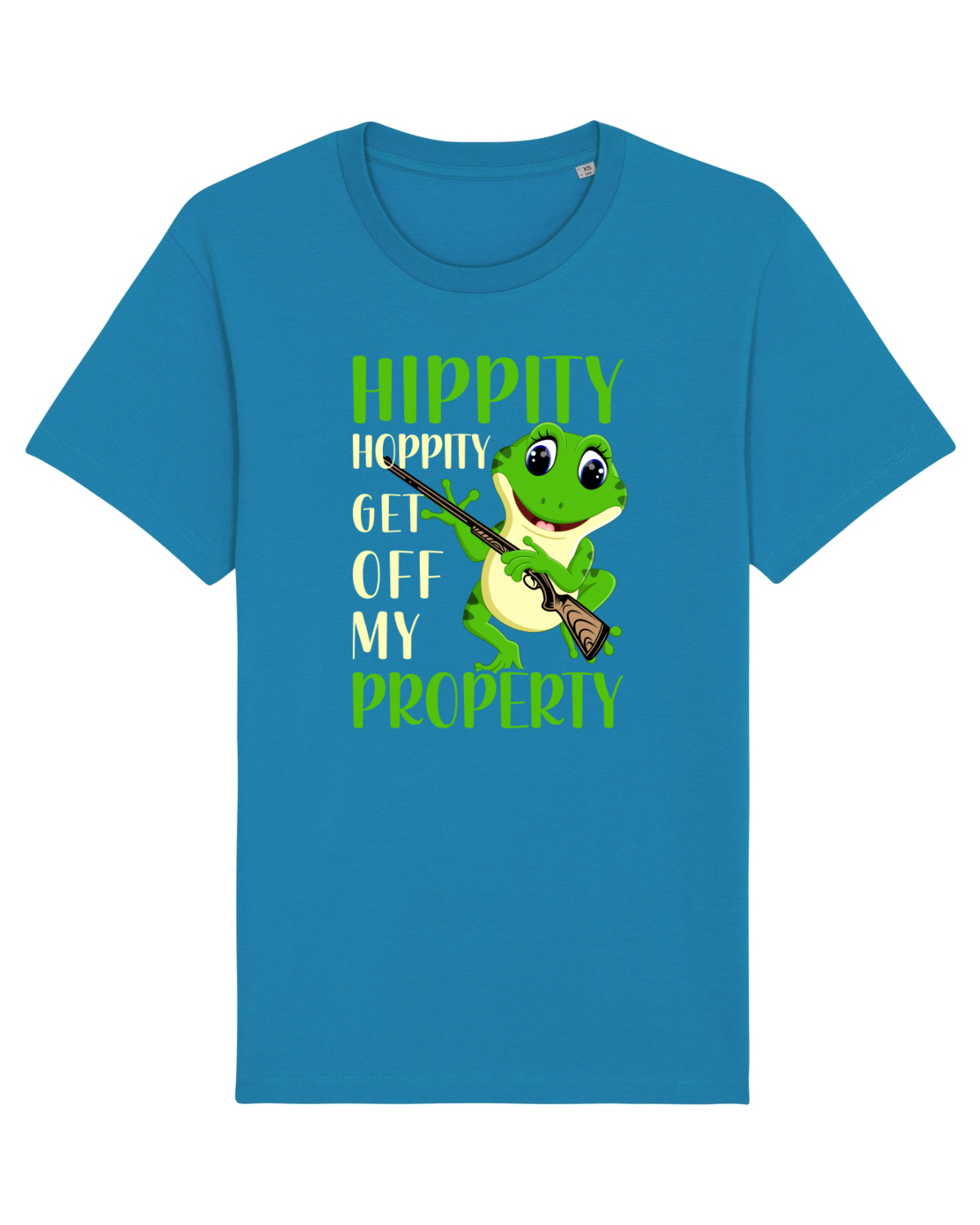 Tricou mânecă scurtă Unisex Rocker Azur
