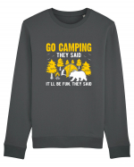 Go Camping They Said Bluză mânecă lungă Unisex Rise