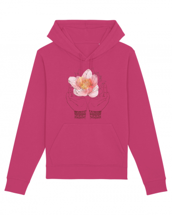 Yoga Lotus Floral Raspberry