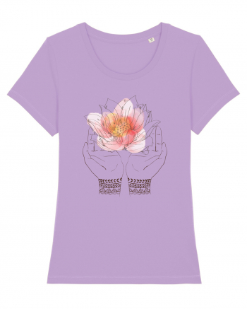 Yoga Lotus Floral Lavender Dawn