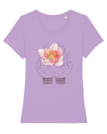 Yoga Lotus Floral Lavender Dawn