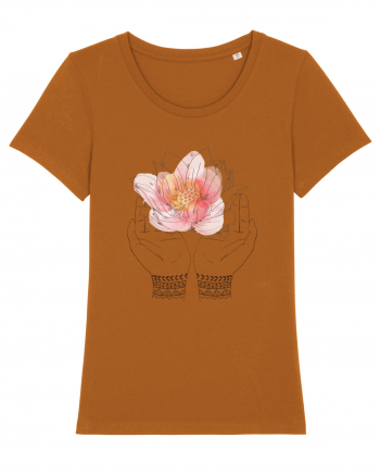 Yoga Lotus Floral Roasted Orange