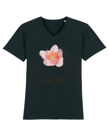 Yoga Lotus Floral Black