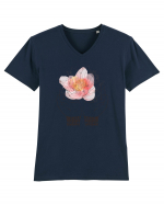 Yoga Lotus Floral Tricou mânecă scurtă guler V Bărbat Presenter