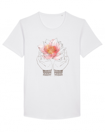 Yoga Lotus Floral White