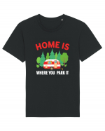 Home Is Where You Park It Tricou mânecă scurtă Unisex Rocker