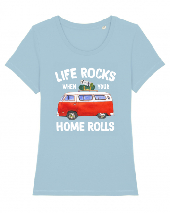 Life Rocks When Your Home Rolls Sky Blue