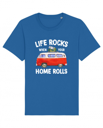 Life Rocks When Your Home Rolls Royal Blue