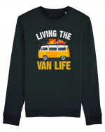 Living The Van Life Bluză mânecă lungă Unisex Rise