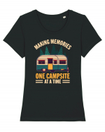 Making Memories Tricou mânecă scurtă guler larg fitted Damă Expresser