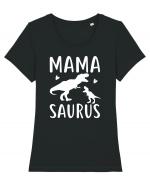 Mama Saurus Tricou mânecă scurtă guler larg fitted Damă Expresser