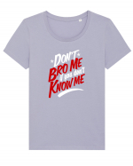 Don't BRO me Tricou mânecă scurtă guler larg fitted Damă Expresser