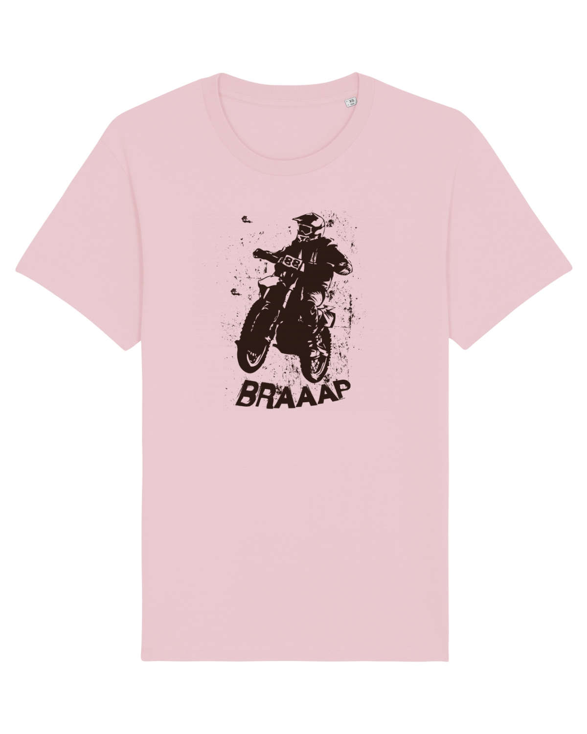 Tricou mânecă scurtă Unisex Rocker Cotton Pink