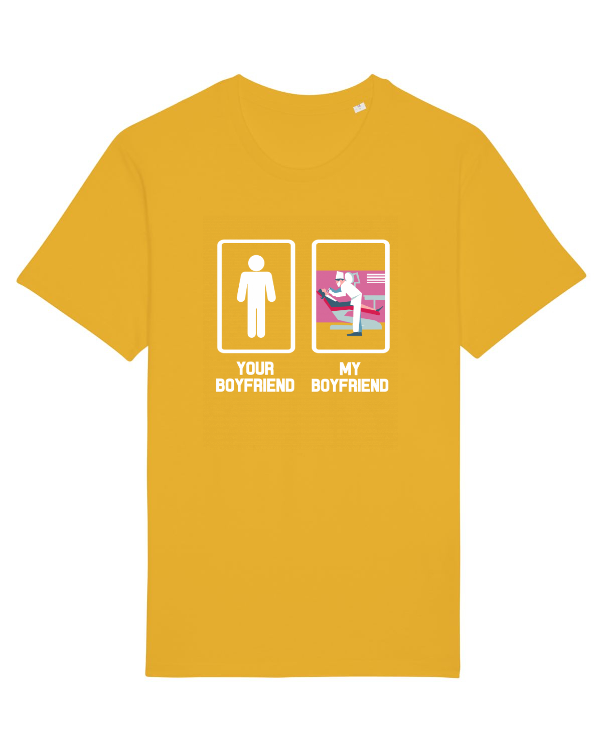 Tricou mânecă scurtă Unisex Rocker Spectra Yellow