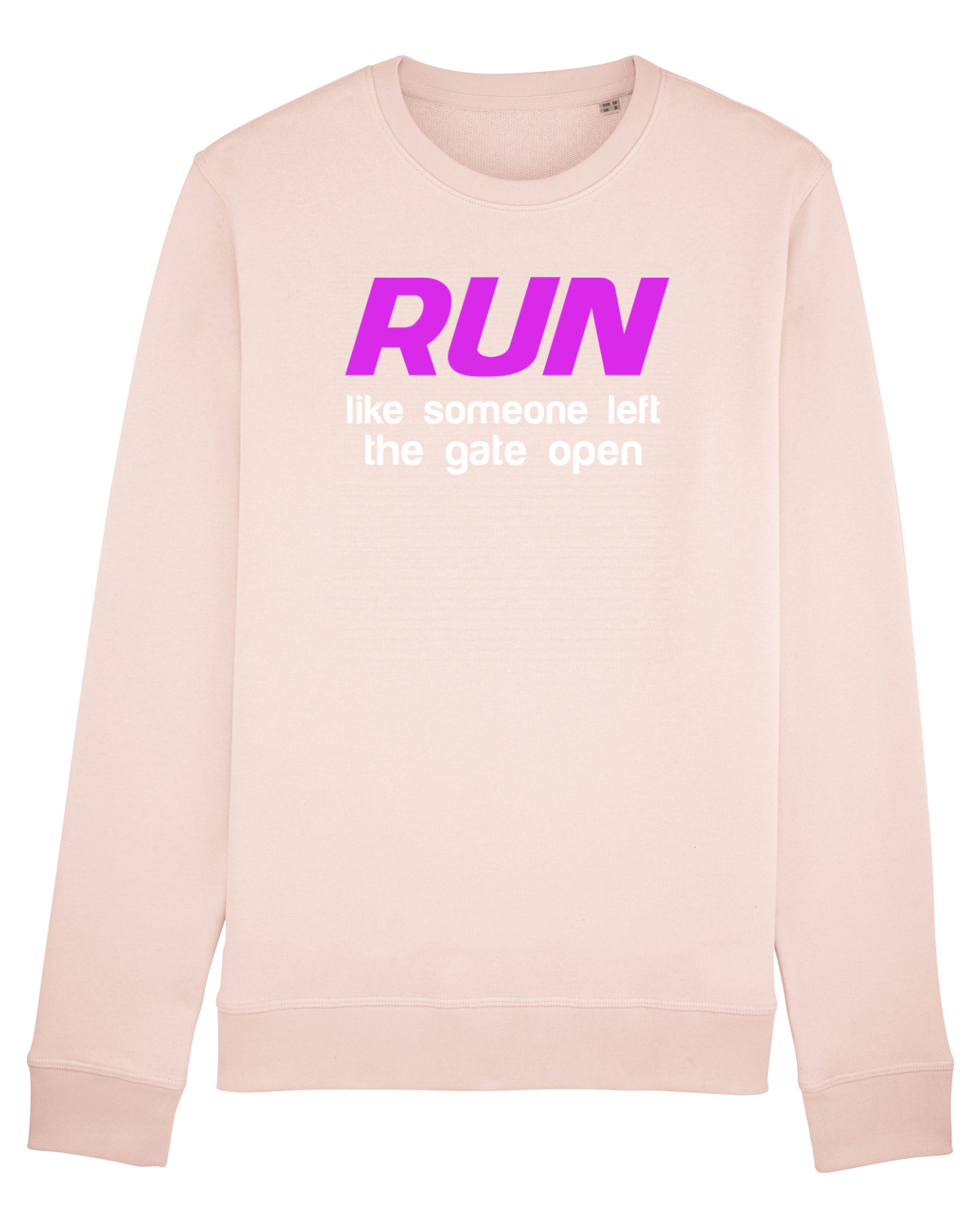 Bluză mânecă lungă Unisex Rise Candy Pink