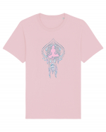 Yoga Lotus Roz Dreamcatcher Tricou mânecă scurtă Unisex Rocker