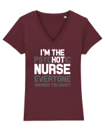 NURSE Tricou mânecă scurtă guler V Damă Evoker