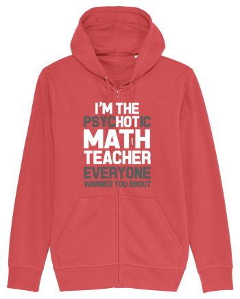 MATH TEACHER Carmine Red