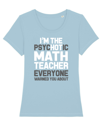 MATH TEACHER Sky Blue