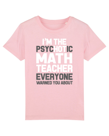 MATH TEACHER Cotton Pink