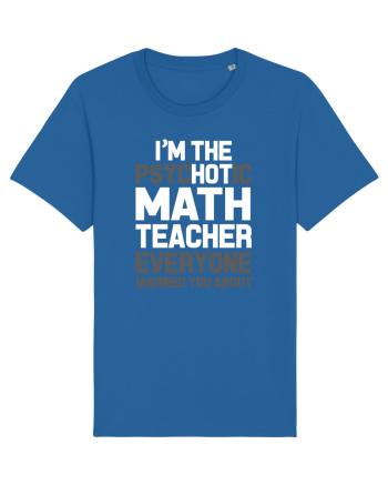 MATH TEACHER Royal Blue