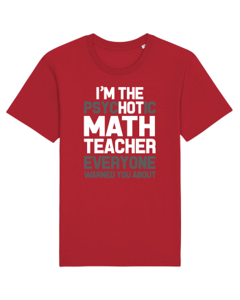MATH TEACHER Red